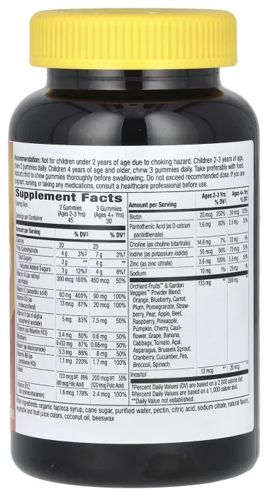 Alive! Premium Children's Gummy Multivitamin - 90 gummies Cherry, Orange Grape (Поврежденная пломба)