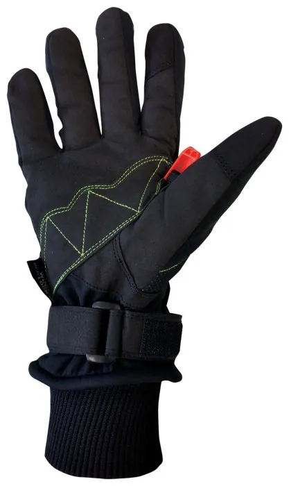 Перчатки для скандинавской ходьбы Gabel Wind Tech N.C.S. Black/Green L (8015012100009)