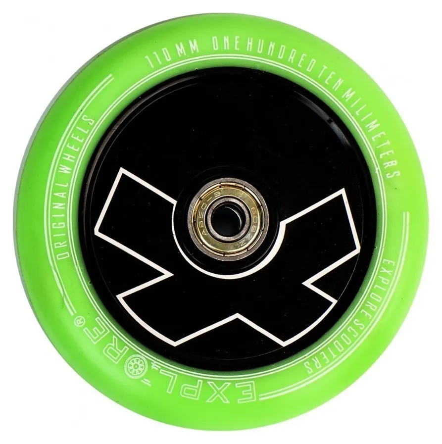 Колесо для трюкових самокатів Explore SCOOTER WHEEL 110 Green (EXP_5810)