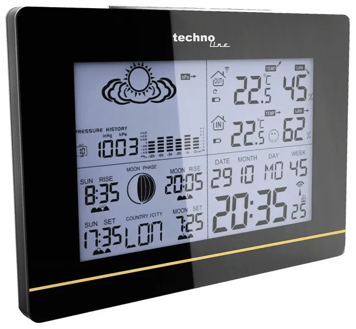 Метеостанция Technoline WS6750 Black (WS6750)