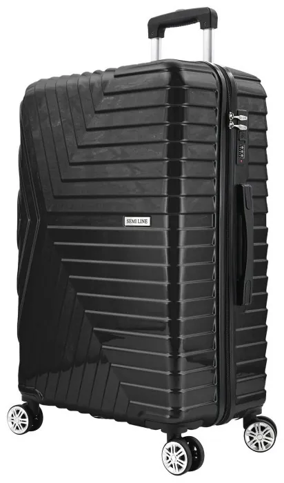 Валіза Semi Line 26" (M) Black (T5765-2)
