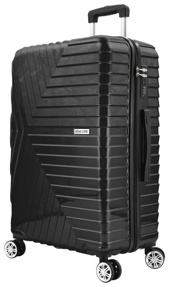Валіза Semi Line 26" (M) Black (T5765-2) (DSM_DAS302951)