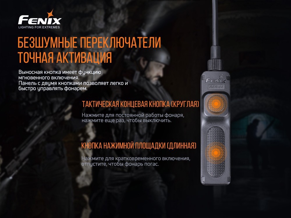 Виносна тактична кнопка Fenix AER-04, укр, укр