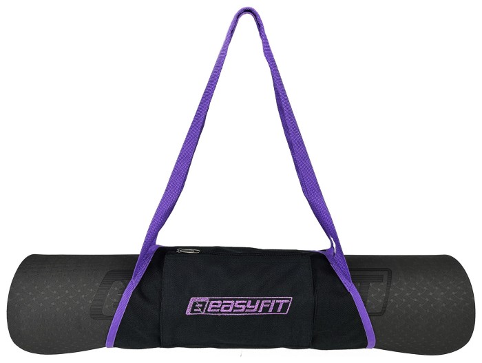 Сумка-переноска EasyFit для йога-коврика Фиолетовая