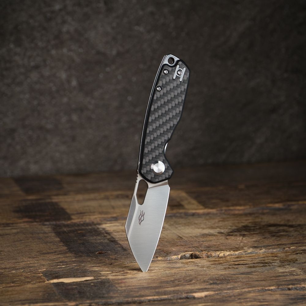 Нiж складаний Firebird FH924-CF чорне тиснення, укр, укр