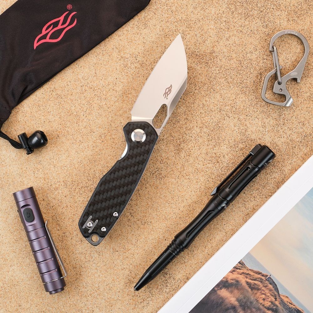 Нiж складаний Firebird FH924-CF чорне тиснення, укр, укр