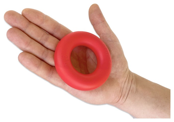 Эспандер кистевое кольцо EasyFit Ring 27 кг красный