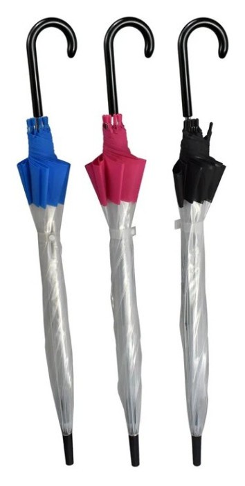 Парасолька Semi Line Transparent-Blue (2507-4)