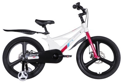 Велосипед MG 20" SPACE KID STAR DD рама-11" білий з рожевим 2026