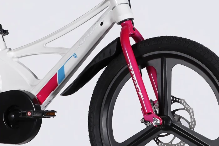 Велосипед MG 20" SPACE KID STAR DD рама-11" білий з рожевим 2026