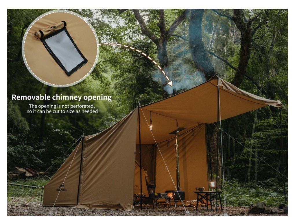 Намет одномісний із тентом Naturehike CNK2450WS026, коричневий