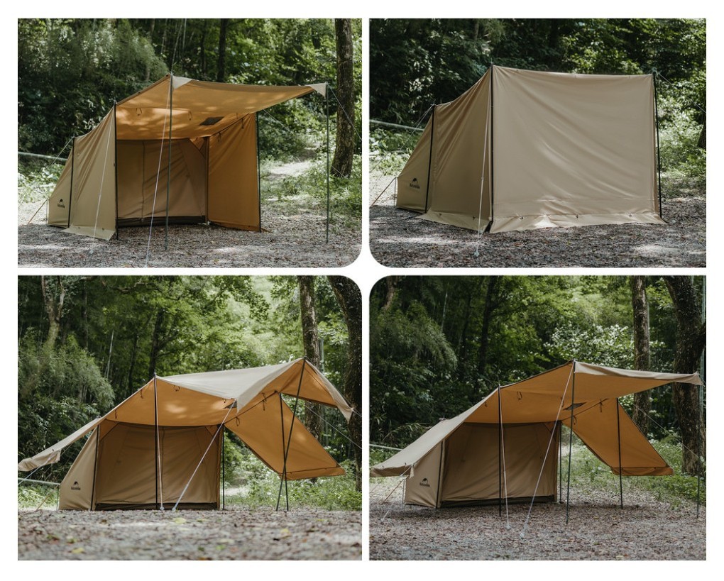 Намет одномісний із тентом Naturehike CNK2450WS026, коричневий, укр, укр