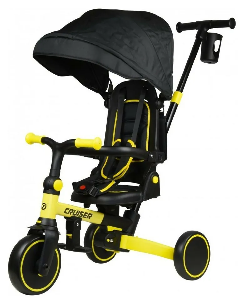 Біговел Tri-cycle 6in1 Cruiser Milano 002 yellow (Жовтий) (Біговел Tri-cycle 6in1 Cruiser Milano 002 yellow (Жовтий))