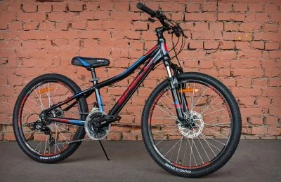 Велосипед 24" Spelli Cross Boy Black (2024)