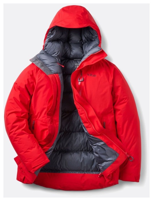 Чоловіча зимова пухова куртка Rab Batura Jacket, Summit Red, M