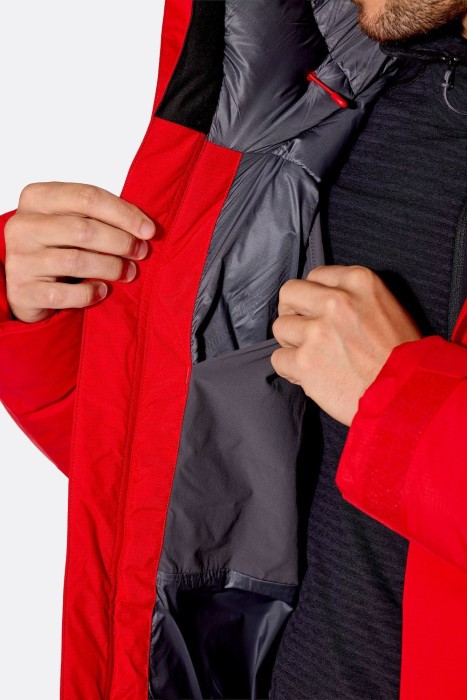 Чоловіча зимова пухова куртка Rab Batura Jacket, Summit Red, M
