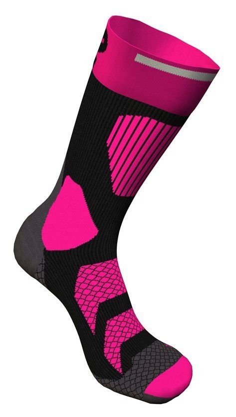 Носки для туризма женские K2 TECH IN-LINE SKATING 35-38 Black/neon fuxia (12712)
