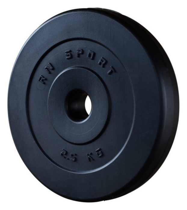 Штанга разборная W-образная Rn-Sport 20 кг с пластиковым покрытием.