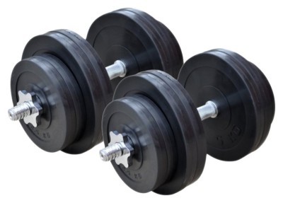 Гантелі набірні гумові Rn-Sport по 31 кг.