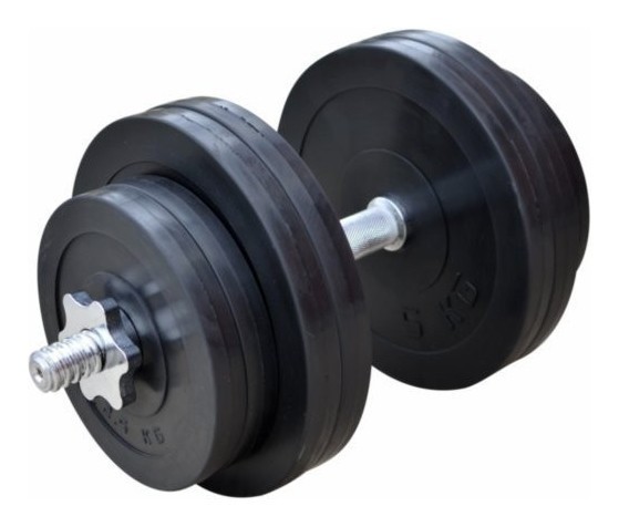 Гантелі набірні гумові Rn-Sport по 31 кг.