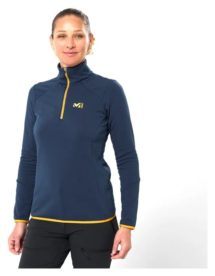 Кофта жіноча флісова Millet SENECA TECNO II PO W S Saphir 7317 (MIV9177-WRH) (XL saphir)