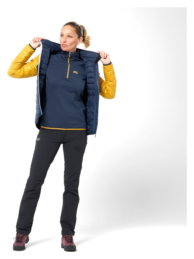 Женская кофта флисовая Millet SENECA TECNO II PO W S Saphir 7317 (MIV9177-WRH)