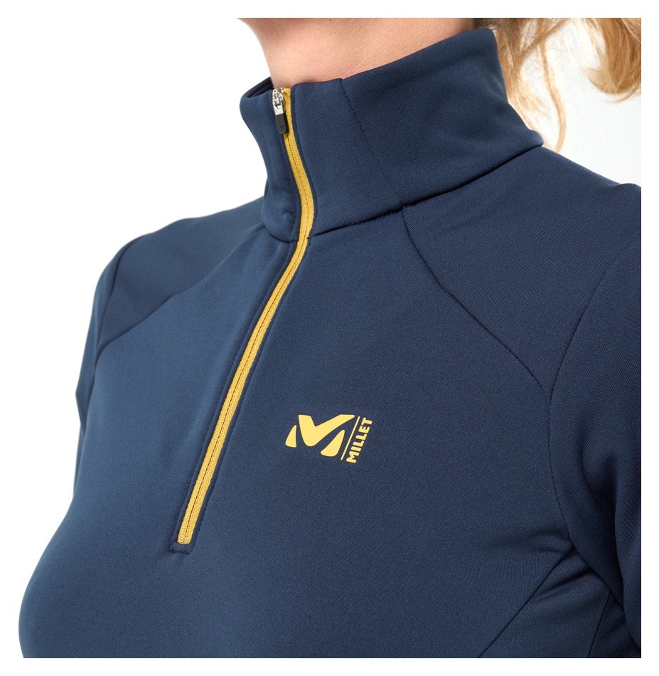 Женская кофта флисовая Millet SENECA TECNO II PO W S Saphir 7317 (MIV9177-WRH)