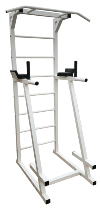 Турник, брусья и пресс, шведская стенка Белая (50х50 мм)