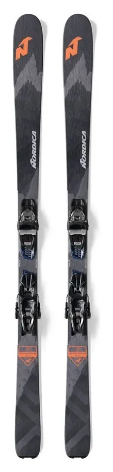 Лижі гірські комплект Nordica NAVIGATOR 80+TP2C-10 FDT 165см Grey/black/red (0A028700) WRH (165 см сірий/чорний, червоний)