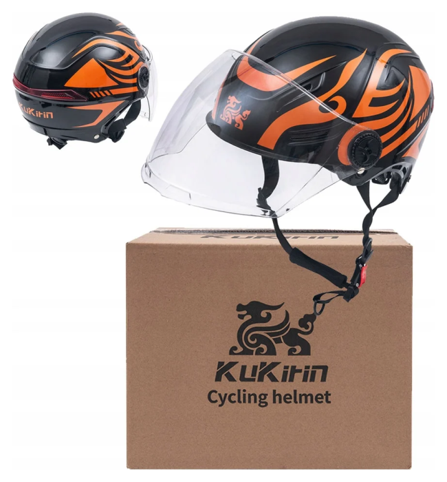 Шолом велосипедний Kugoo Kirin, чорний, укр, укр