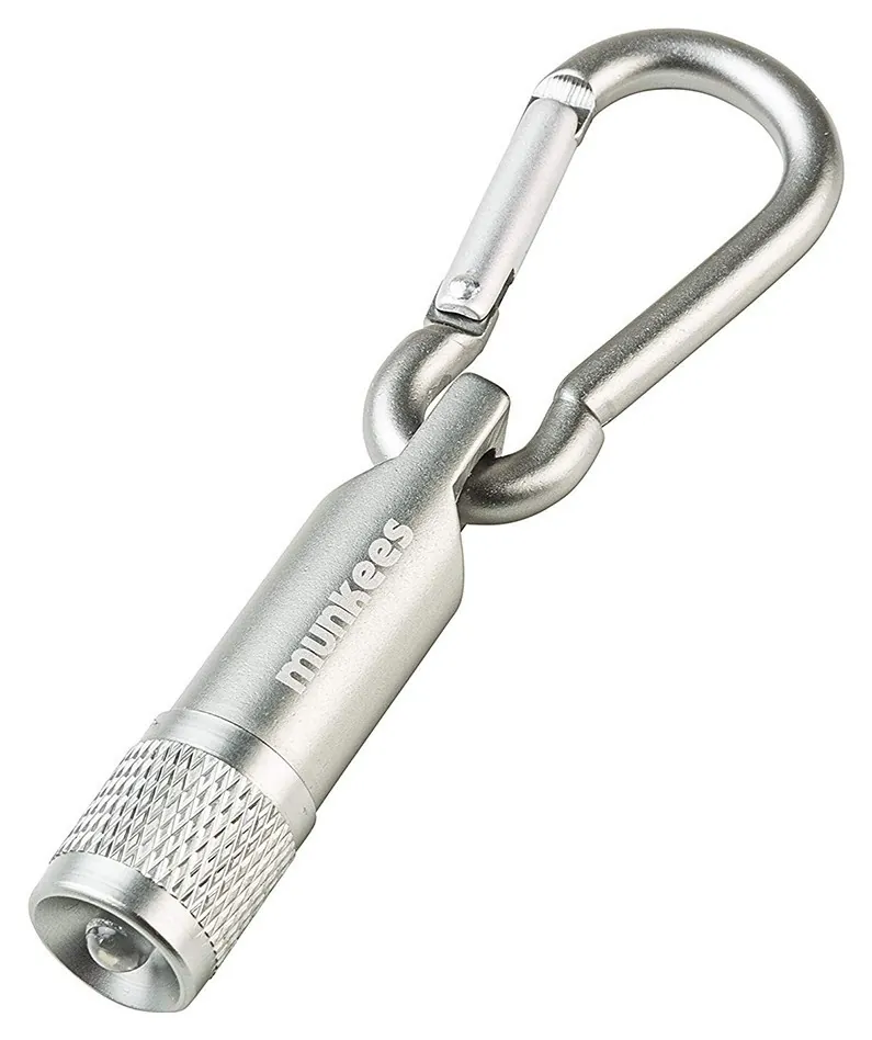 Munkees 1076 брелок-фонарик LED with Carabiner grey (1076-GY)