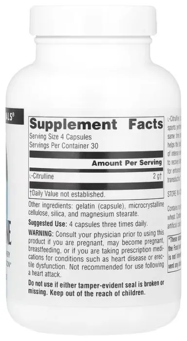 L-Citrulline 500 mg - 120 caps