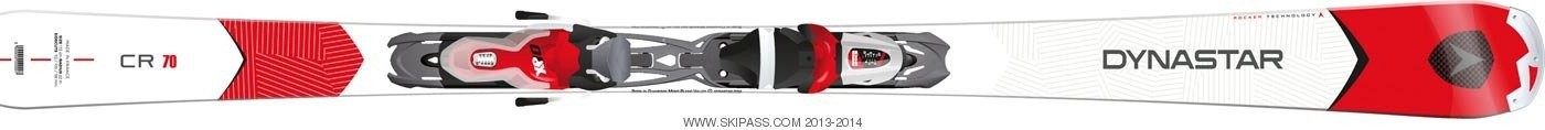 Лежи горные (комплект) Dynastar CR 70+XPress 10 177см White/red (DACIZ01+FCCD037)