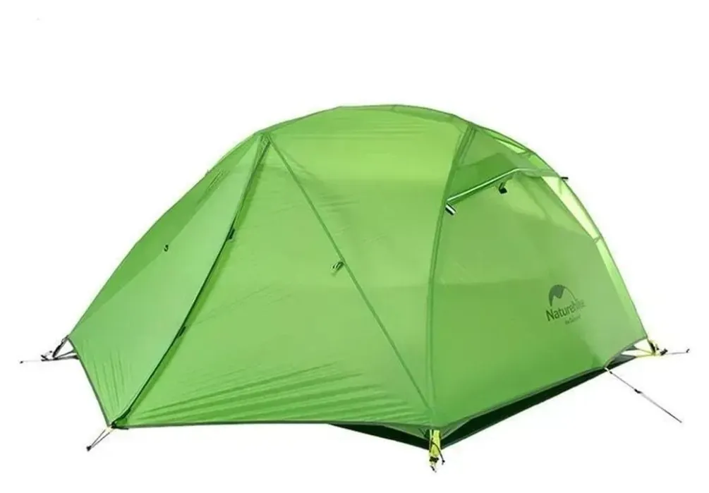 Намет двомісний з килимками Naturehike Star River 2 NH17T012-T, світло-зелений (FNR_6927595716496)