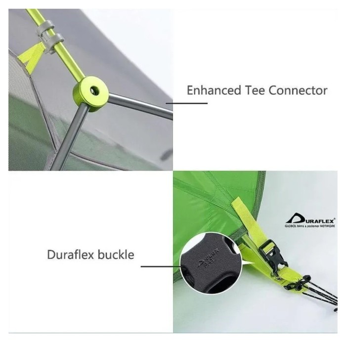 Намет двомісний з килимками Naturehike Star River 2 NH17T012-T, світло-зелений