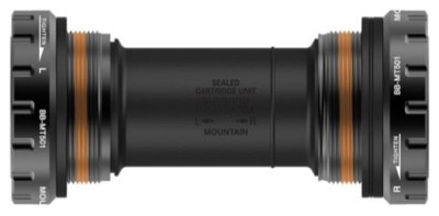 Каретка 68-73мм x 68/73 мм под полую ось (Hollowtech II) SHIMANO BB-MT501 BSA hollowtech 2 черный