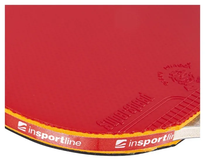 Ракетка для настільного тенісу inSPORTline Shootfair S6, чорно-червона