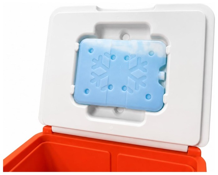 Термобокс BaseCamp Ice Master 14L, Light Gray/Coral