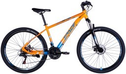 Велосипед AL 27.5" SPACE MERCURY DD FR рама-17" помаранчево-синій 2025