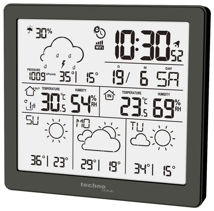 Метеостанция Technoline DirektWetter WD2200 Graphite(WD2200)