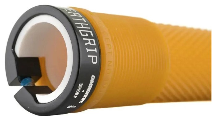 Гріпси DMR DeathGrip2 Thick Flangeless [Orange marble]