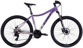 Велосипед AL 27,5" Leon XC LADY 105 DD CS рама-18" сиреневый с серебристым 2025