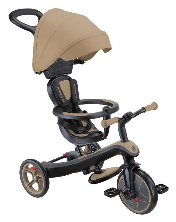 Велосипед дитячий GLOBBER серії EXPLORER TRIKE 4в1, пісочний, до 20кг, 3 колеса (DWT_634-231)