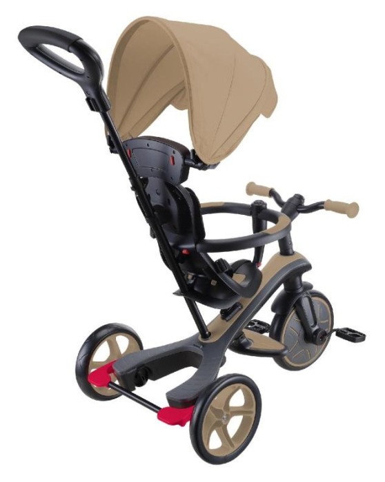 Велосипед дитячий GLOBBER серії EXPLORER TRIKE 4в1, пісочний, до 20кг, 3 колеса, укр, укр