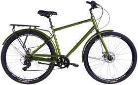 Велосипед ST 28" Dorozhnik COMFORT MALE DD FR рама-20" болотно-зеленый 2025