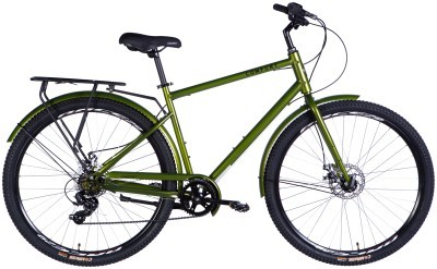 Велосипед ST 28" Dorozhnik COMFORT MALE DD FR рама-20" болотно-зеленый 2025