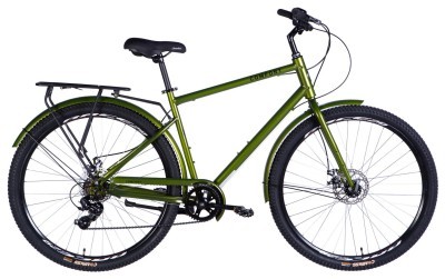 Велосипед ST 28" Dorozhnik COMFORT MALE DD FR рама-20" болотно-зелений 2025