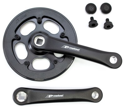 Шатун алюм. L152мм 36T PROWHEEL RA102PP под квадрат черный.