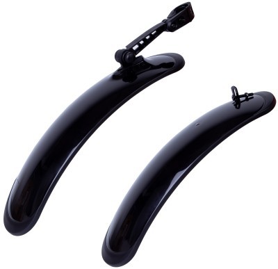 Крылья 24-29" Пластик быстросъемный, креп. на гориллу XGNB-096 черный без стойки под фетбайк.