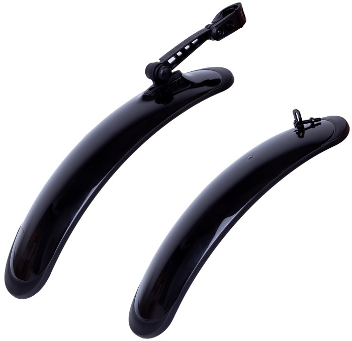 Крила 24-29" Пластик швидкознімне, кріпл. на горилу XGNB-096 чорний без стійки під фетбайк, укр, укр